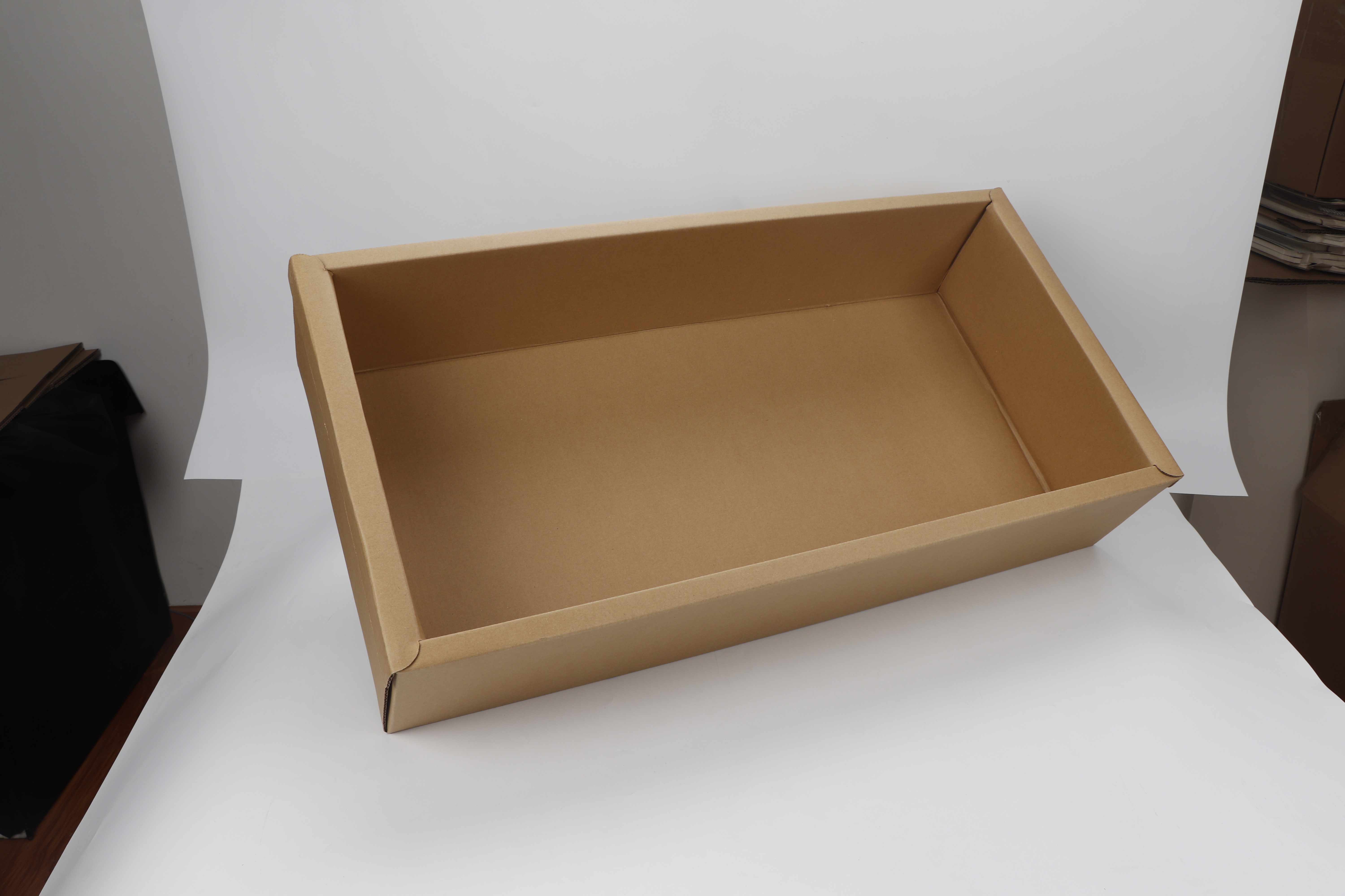 Caja de pescado de papel impermeable ecológico con tecnología anti-lok