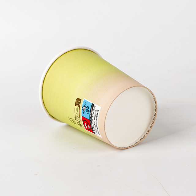 Revestimiento desechable a base de agua de 7 oz vasos para bebidas calientes de café