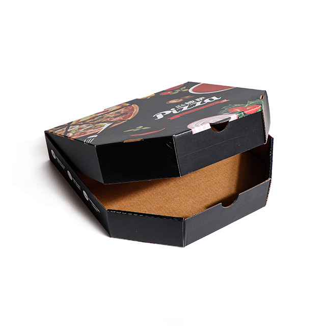 Black 9 'Box de pizza hexagonal