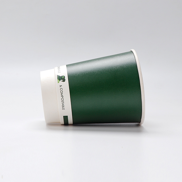 Revestimiento compostable a base de agua personalizado de 12 oz de papel de papel de doble pared 