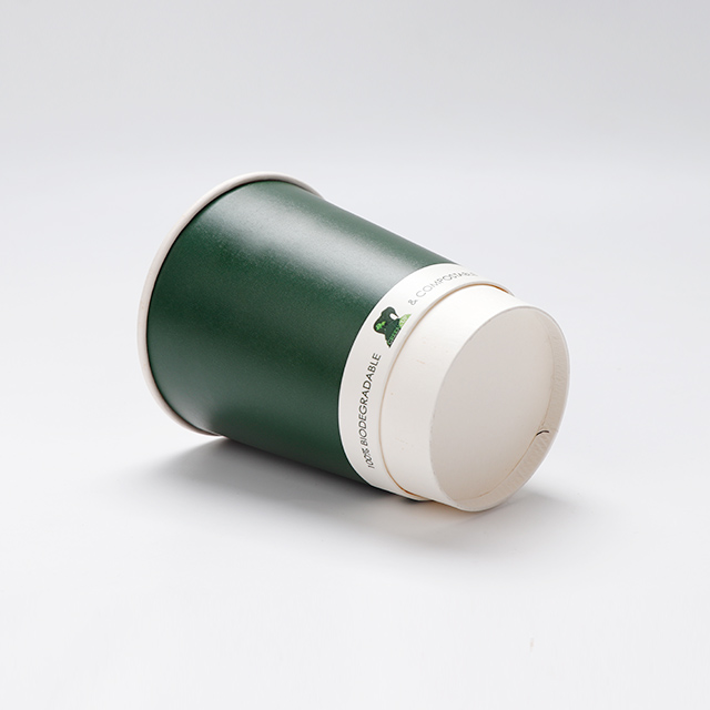 Revestimiento compostable a base de agua personalizado de 12 oz de papel de papel de doble pared 