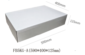 Caja de pescado de papel impermeable de servicio pesado para logística de mariscos sostenibles