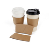 Impresión de logotipo personalizada Imposición resistente al calor Desechable Empacaje de café Mangas Cup Cup Cup