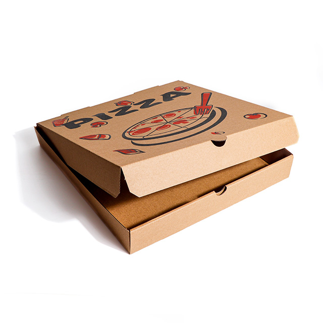 Cajas de pizza Kraft de 12 pulgadas cuadradas de 12 pulgadas