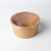 Desechable Take Away Kraft Paper Envalía de 500 ml/750ml/1000ml/1100ml/1300ml/1500ml
