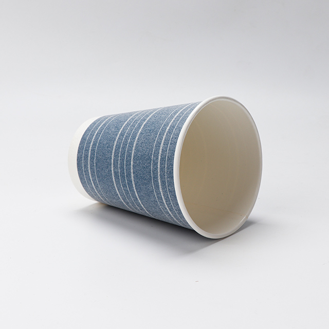 Cazón de papel de pared simple y caliente espesado de 12 oz de 12 oz