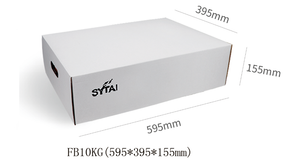 Caja de pescado de papel impermeable ecológico con tecnología anti-lok