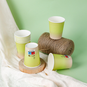 Revestimiento desechable a base de agua de 7 oz vasos para bebidas calientes de café