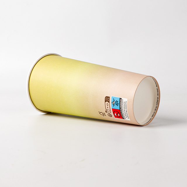 22 oz CUPAS DE PAPE de una sola pared duradera de 22 oz para bebidas calientes y frías