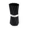 PLA de pajitas negras ambientales desechables
