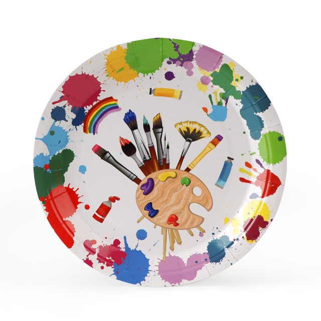 Placa de papel de papel de lápiz de acuarela desechable