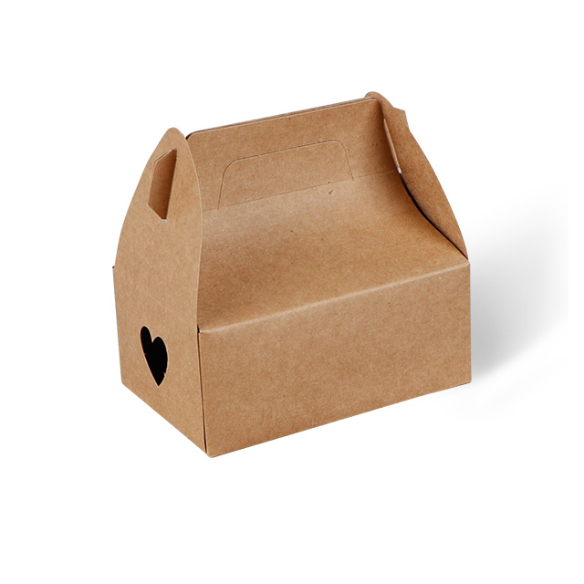 Caja de papel de pastel de 6 pulgadas despreciable Take Away de 6 pulgadas