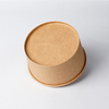Desechable Take Away Kraft Paper Envalía de 500 ml/750ml/1000ml/1100ml/1300ml/1500ml