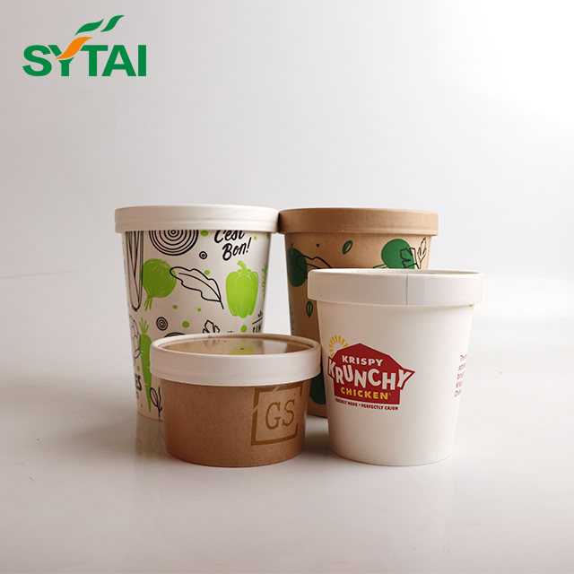 Tazas de sopa grandes Kraft de 32 oz para entrega de catering