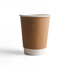 Venta caliente Copa de café compostable Caz de papel de doble pared de 8 oz 