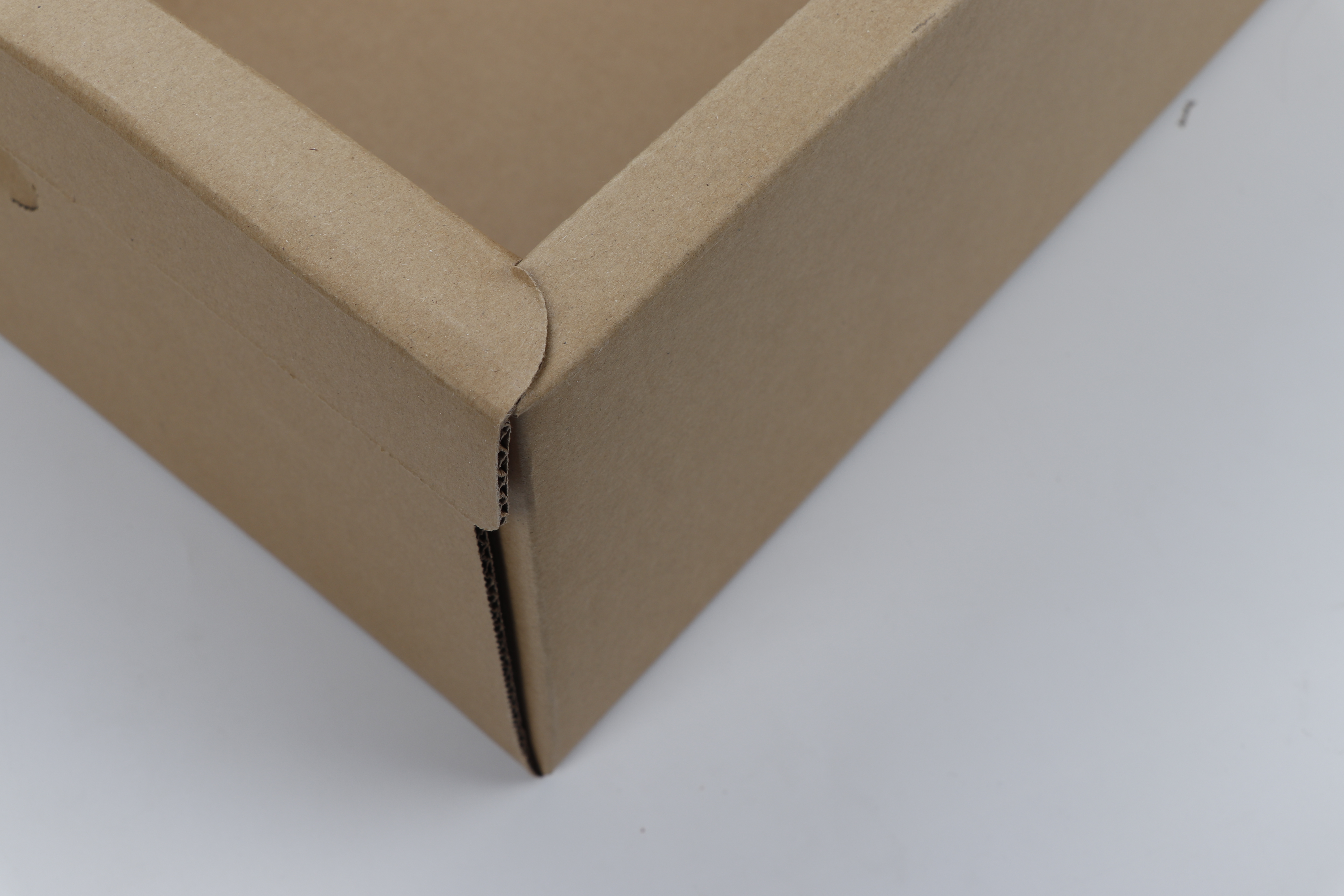 Caja de transporte de pescado de papel impermeable | Diseño corrugado marino