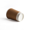 Venta caliente Copa de café compostable Caz de papel de doble pared de 8 oz 