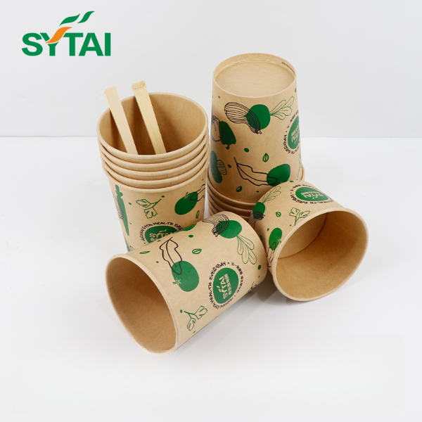 Recipientes para sopa de papel de 32 oz con tapas