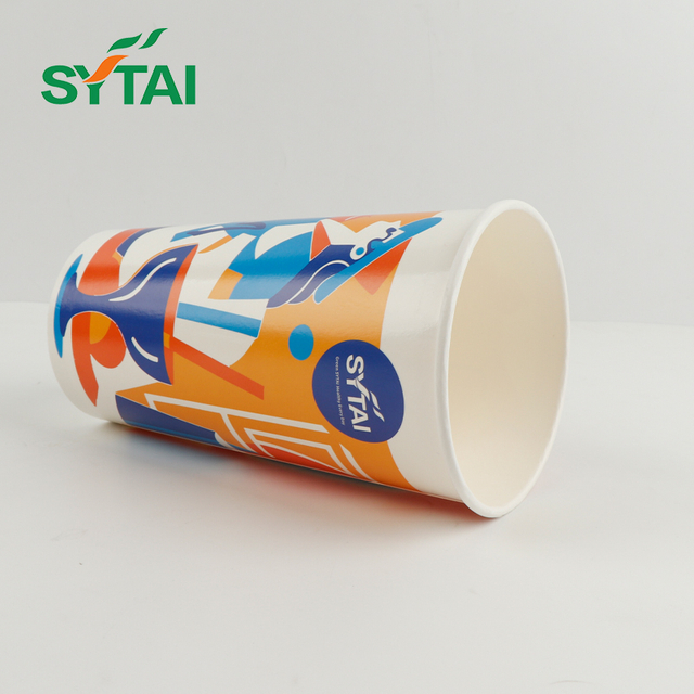 Vaso de papel frío de papel de 16 oz 1000 piezas