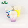 Vasos desechables de papel para bebidas frías