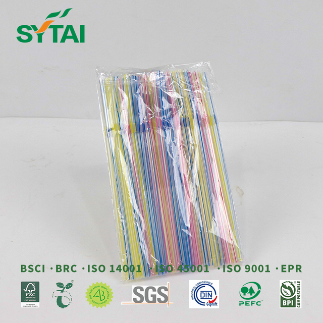Pajitas compostables PLA a granel al por mayor