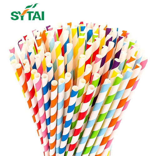 Pajitas de papel ecológicas a granel para beber