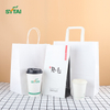 Bolsas de compras de papel kraft con asas