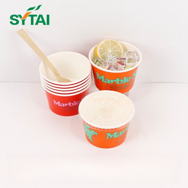 Tazas de helado personalizadas con logo