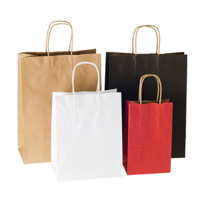 Bolsas De Papel Blancas Con Asas A Granel