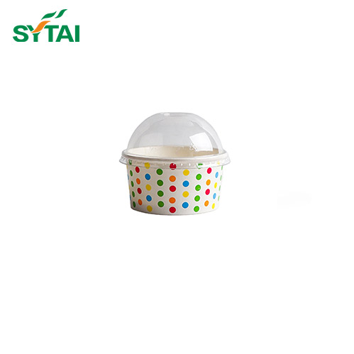 Vasos de helado desechables de 8 oz con tapas