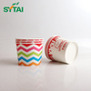 Taza desechable para helado de postre, tazas de mousse de 220ml y 5oz con tapa