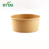 Ensaladeras de papel Kraft de 1000 ml con tapas