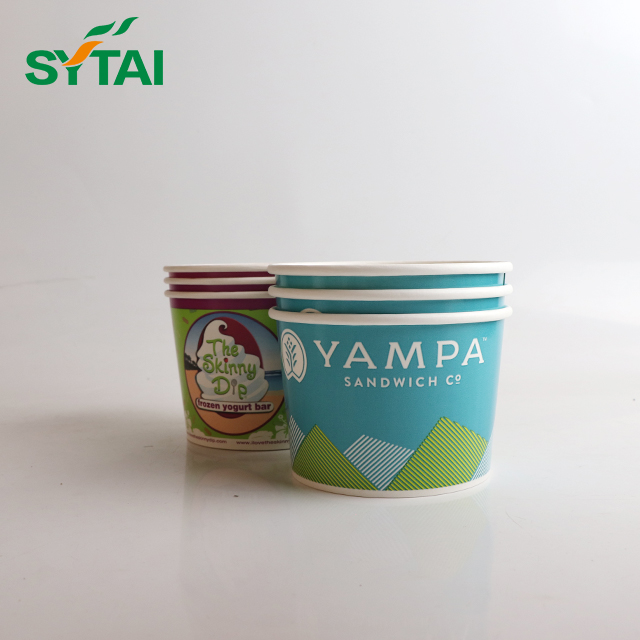 Taza desechable para helado de postre, tazas de mousse de 220ml y 5oz con tapa