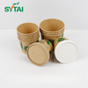 Recipiente de sopa desechable con tapa