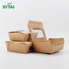 Caja para llevar plegada Kraft n.° 4
