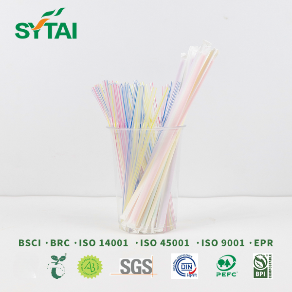 Pajitas compostables PLA a granel al por mayor
