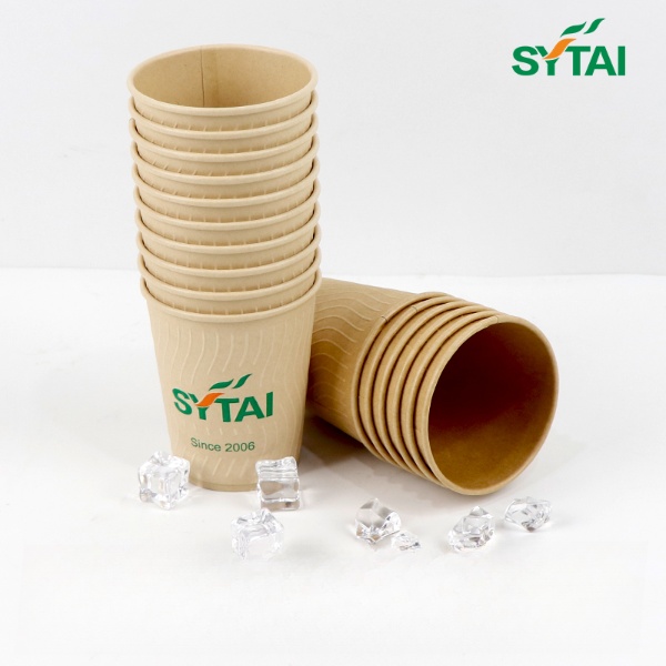 Tazas de café en relieve personalizadas de 12 oz