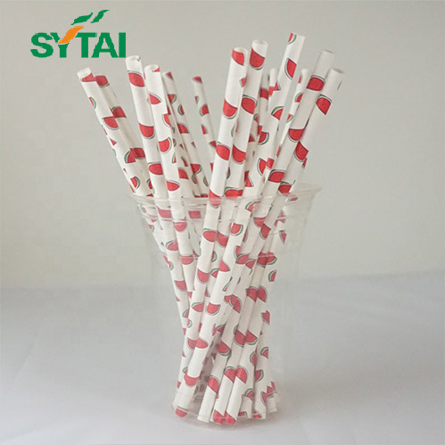 Pajitas de papel ecológicas a granel para beber