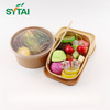 Ensaladeras de papel de 1100 ml con tapas