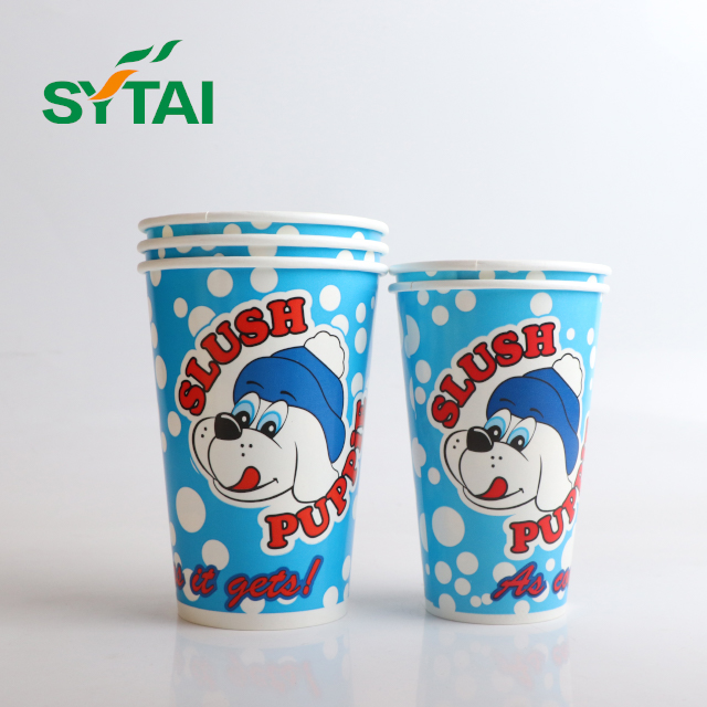 Vasos de papel para bebidas frías: vasos desechables para bebidas frías, café helado, jugos y refrescos
