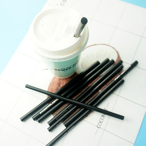 Pajitas de plástico biodegradables PLA de 8 × 210 mm
