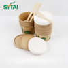 Recipiente de sopa desechable con tapa