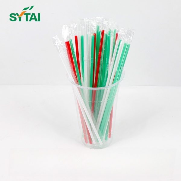 Pajitas biodegradables para beber de PLA de 10 mm