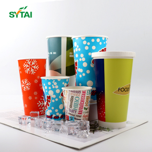 Vaso Frío Papel 22oz 90mm 1000Pzs