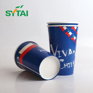 Vasos de papel de un sólo recinto disponibles del cofre de la espuma de la categoría alimenticia