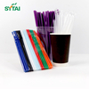 Pajitas de bioplástico compostables PLA de 8 mm 