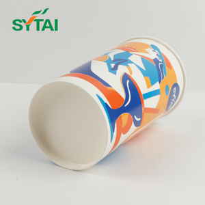 Vaso de papel frío de papel de 16 oz 1000 piezas