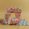 Suministros para fiestas de festivales Vasos de papel coloridos: vasos desechables de colores a granel para ventas al por mayor y eventos