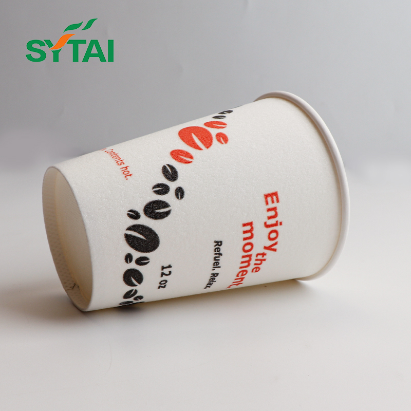Vasos de papel de un sólo recinto disponibles del cofre de la espuma de la categoría alimenticia